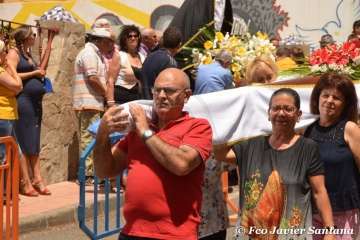 Misa y procesión religiosa en La Viña (Foto Francisco Javier Santana)